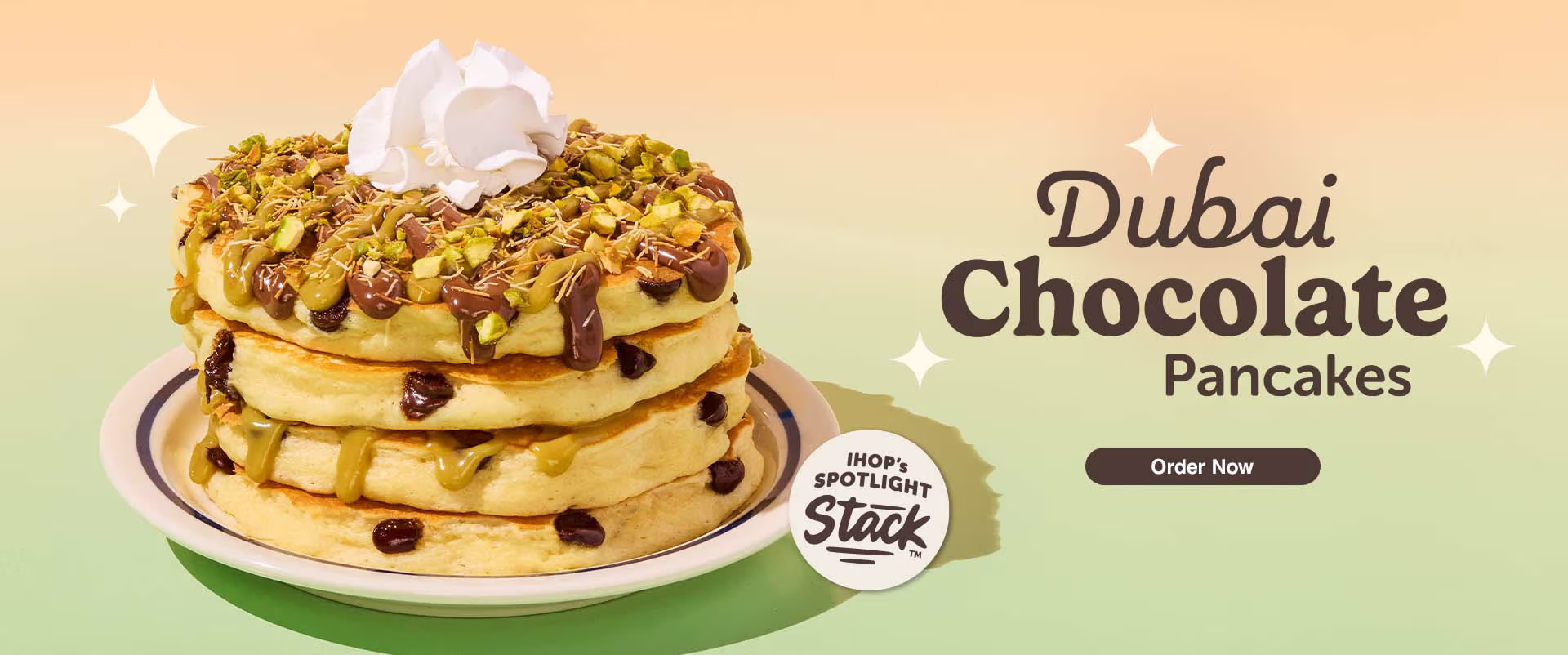 IHOP Dubai Chocolate Pancakes hero image