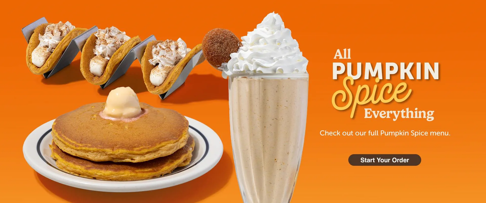 IHOP Pumpkin Spice Menu array Hero