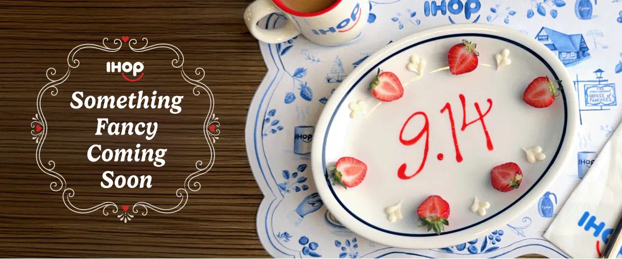 Something fancy is coming on September 14.