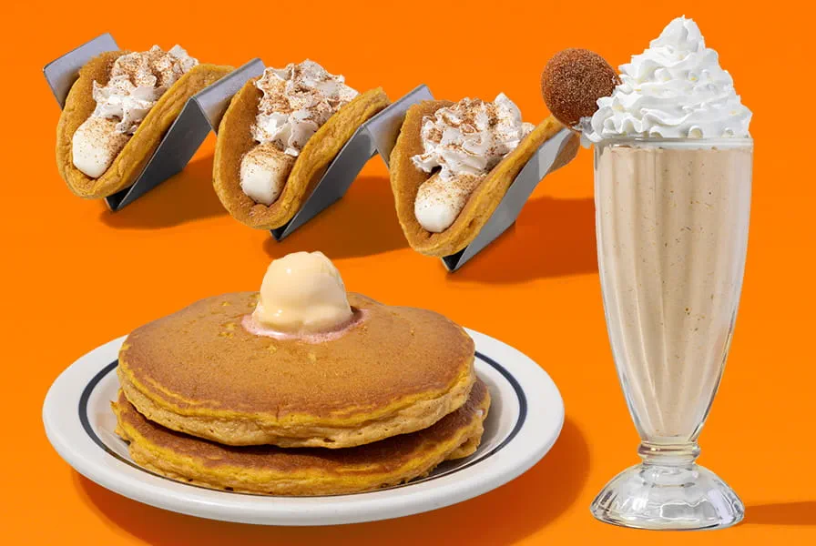 IHOP Pumpkin Spice Menu array