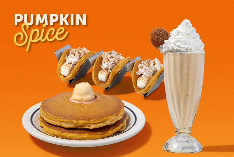IHOP Pumpkin Spice Menu array